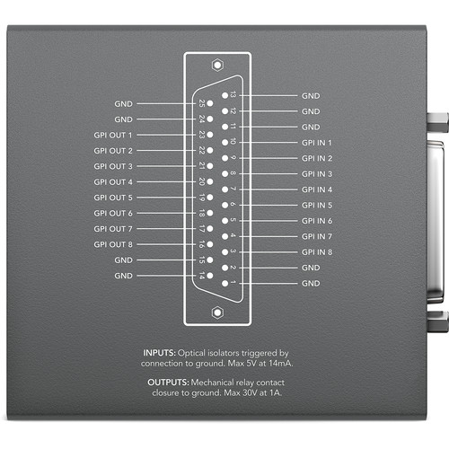 Blackmagic GPI & Tally Interface - Imagen 3