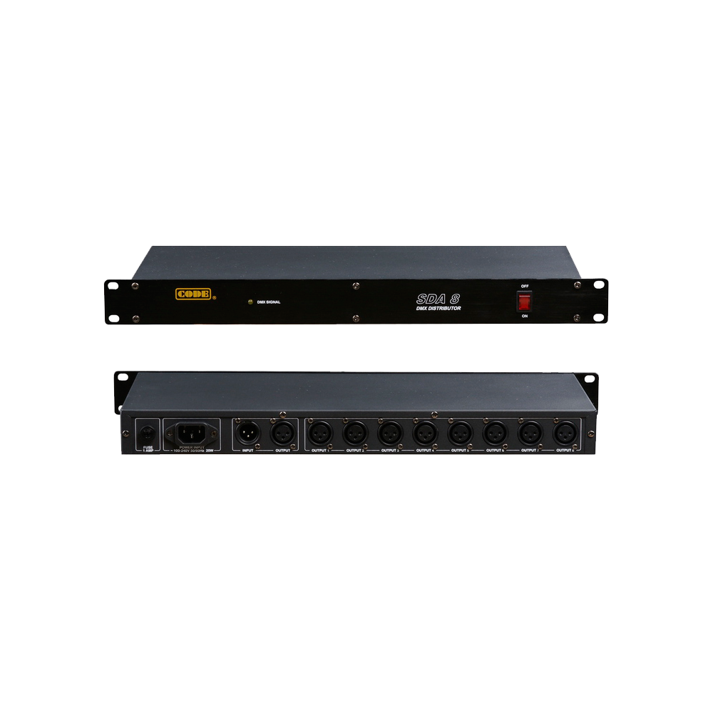 DEXEL SPLITTER DMX 4/8 SALIDAS (SDA-4/SDA-8) - Imagen 2