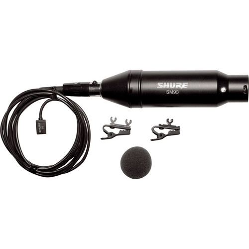 SHURE SM93: Micrófono Corbatero Omnidireccional
