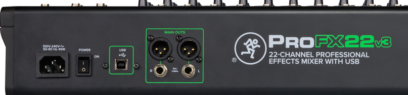 Mackie PROFX22v3 Consola de Audio - Imagen 3