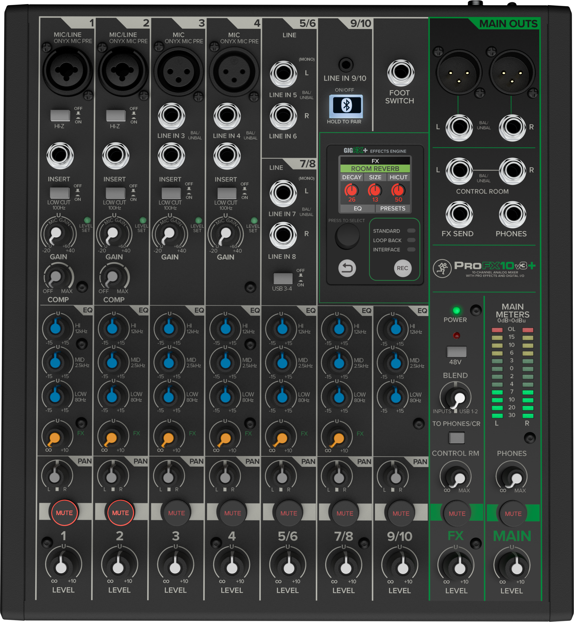 Mackie PROFX102V3+ Consola de Audio - Imagen 2